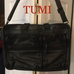 TUMI Messenger and Laptop Bag.  Expandable.
